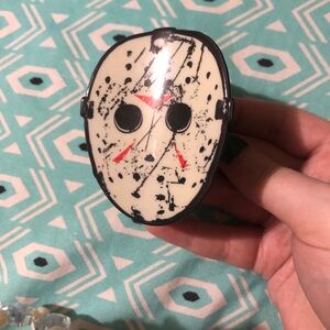 Jason Voorhees Hockey Mask Hair Clip